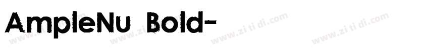 AmpleNu Bold字体转换
